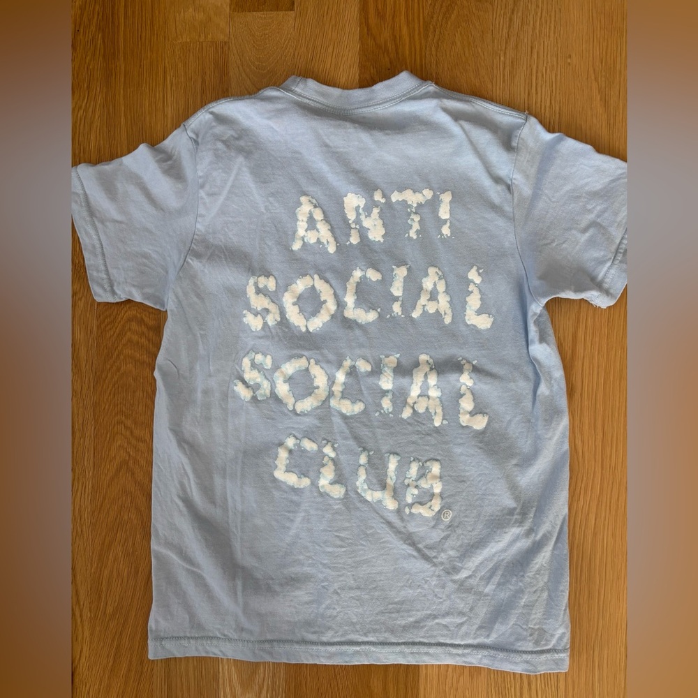 ASSC anti social social club cloud tee , mens S